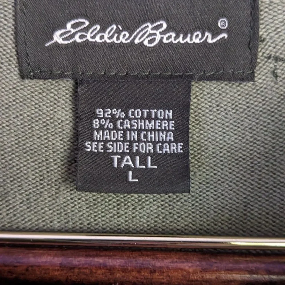 Men's Long Sleeve Polo Ultra Soft - Eddie Bauer - Picture 4 of 6